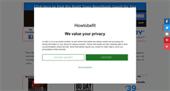 Desktop Screenshot of howtobefit.com